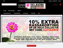 Tablet Screenshot of clementi.nl